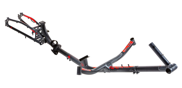 ICE Liegedreirad Rahmen ICE Trike Rahmen